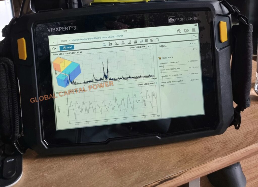 Vibration Data Collection Module Pruftechnik VibXpert 3 Balancing, Data Collector & Vibration Analyzer ...